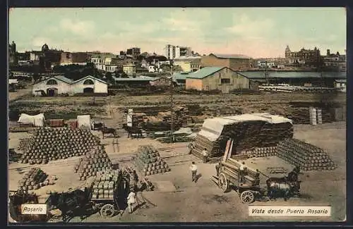 AK Rosario, Vista desde Puerto Rosario