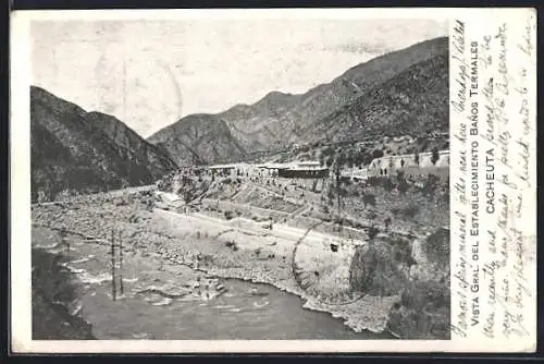 AK Cacheuta, Vista Gral. del Establecimiento Banos Termales