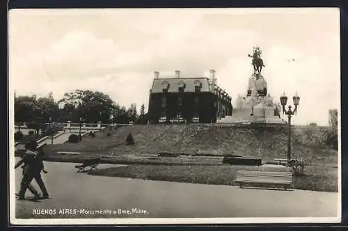 AK Buenos Aires, Monumento a Bme. Mitre