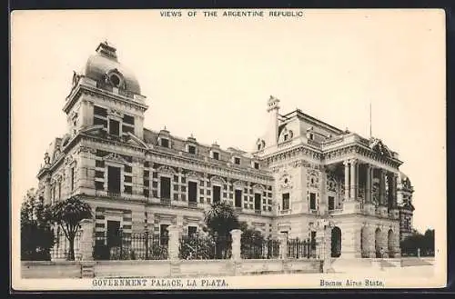 AK La Plata /Buenos Aires, Government Palace