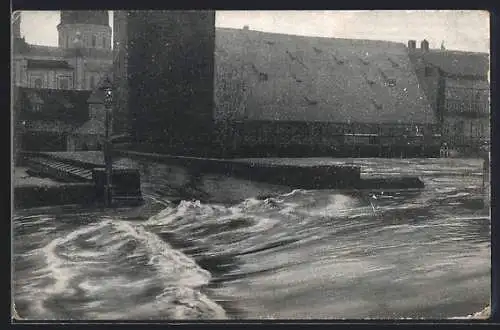 AK Nürnberg, Hochwasser von 1909