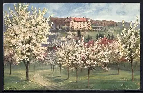 Künstler-AK Heidelberg, Hotel Kohlhof