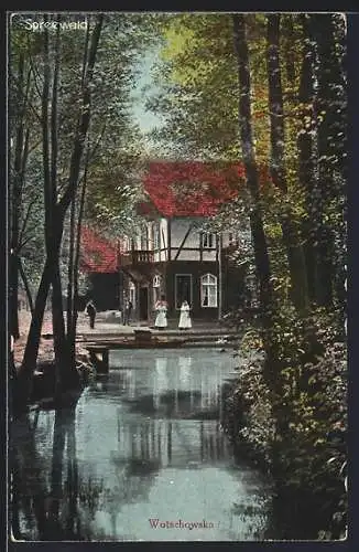 AK Lübbenau /Spreewald, Gasthaus Wotschowska