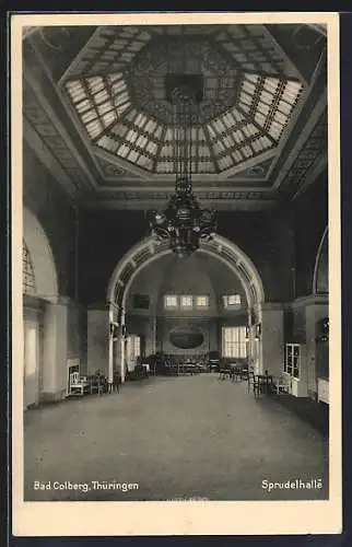 AK Bad Colberg /Th., In der Sprudelhalle