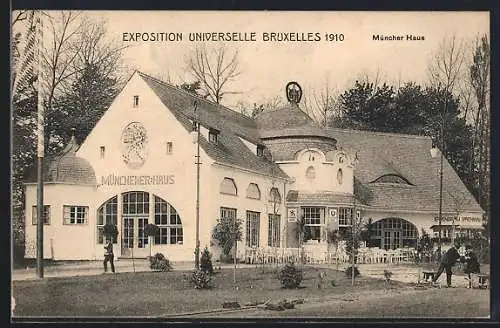 AK Bruxelles, Exposition Universelle 1910, Münchener Haus