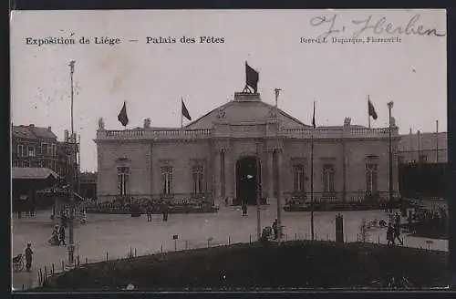 AK Liége, Exposition 1905, Palais des Fetes