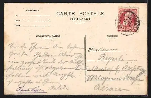 AK Bruxelles, Exposition 1910, Plaine des attractions, L`Arbre géant