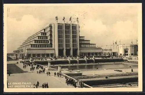AK Bruxelles, L`Exposition 1935, Le Grand Palais
