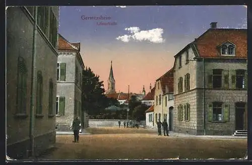 AK Germersheim, Blick in die Lilienstrasse