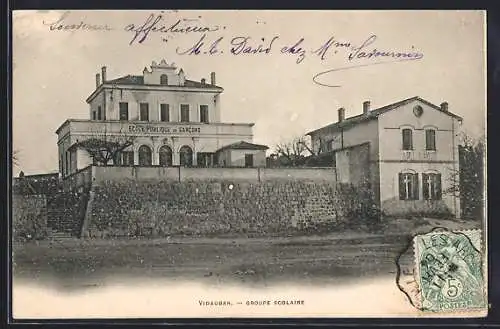 AK Vidauban, Groupe scolaire et École publique de garcons