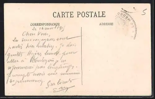 AK Hyères, Le Couvent des Dames de l`Espérance, Place des Palmiers