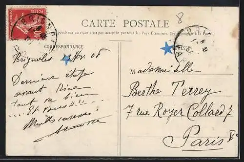 AK Brignoles, Groupe Scolaire et allée d`arbres en hiver