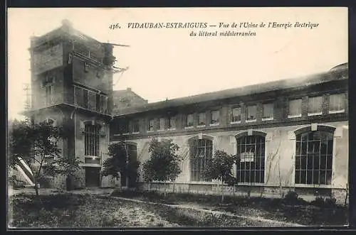 AK Vidauban-Estraigues, Vue de l`Usine de l`Énergie électrique du littoral méditerranéen