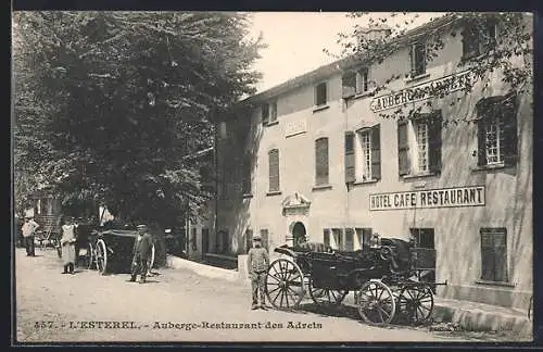 AK Esterel, Auberge-Restaurant des Adrets avec voitures à cheval