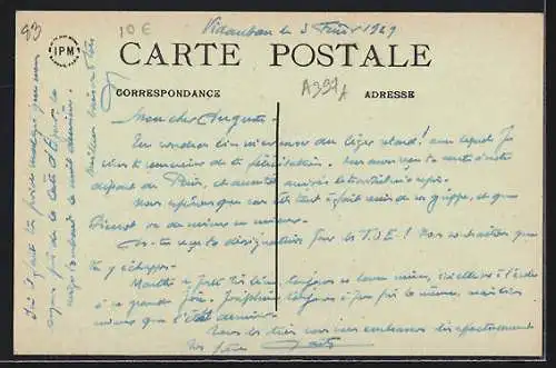 AK Vidauban, Rue Nationale animée avec passants et arbres alignés