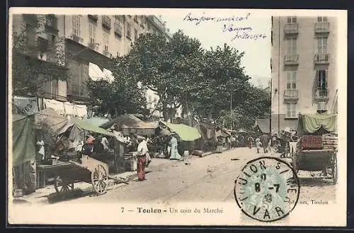 AK Toulon, Un coin du Marché