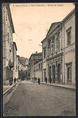 AK Draguignan, Rue Nationale et Palais de Justice