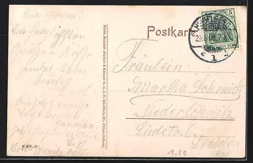 AK Heidelberg, Schloss, das grosse Fass, Innenansicht