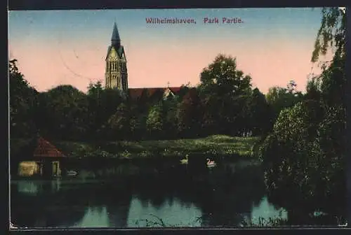 AK Wilhelmshaven, Partie im Park