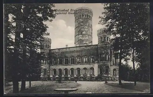 AK Binz, Jagdschloss Granitz mit Parkanlage