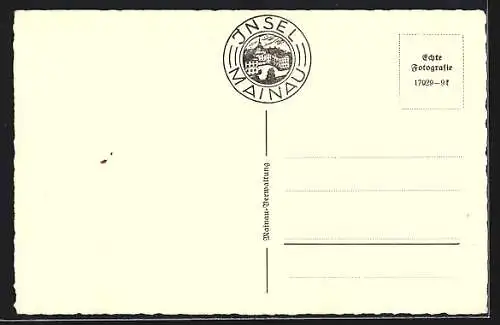 AK Insel Mainau, Schloss mit Kirche