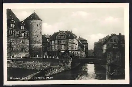 AK Hannover, Leinepartie mit Beguinenturm