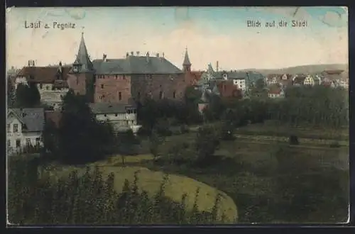 AK Lauf a. Pegnitz, Blick auf die Stadt
