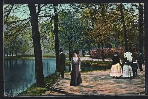 AK Berlin, Partie im Tiergarten