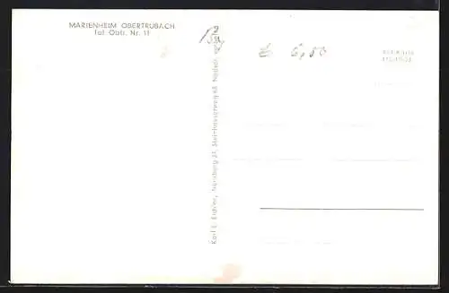AK Obertrubach, Gesamtansicht vom Marienheim