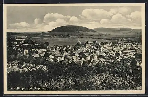 AK Treuchtlingen, Ortsansicht mit Nagelberg