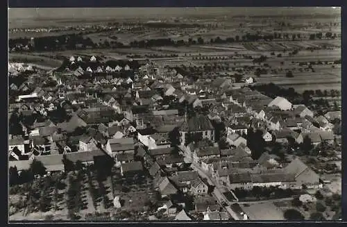 AK Crumstadt /Hessen, Blick auf den Ort