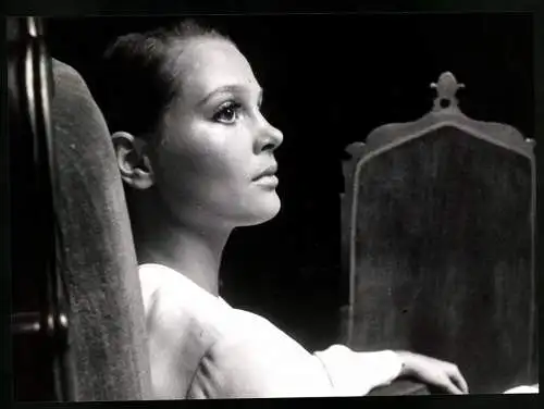 Fotografie Ronthal / TV, London, US-Amerikanische Schauspielerin Leigh Taylor-Young, Grossformat 28 x 20cm