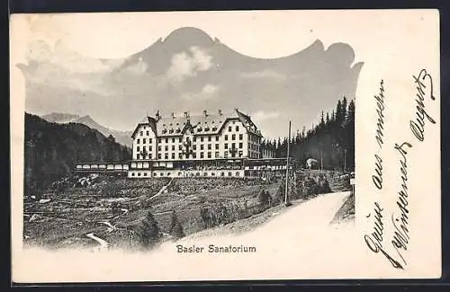 AK Basel, Weg zum Sanatorium