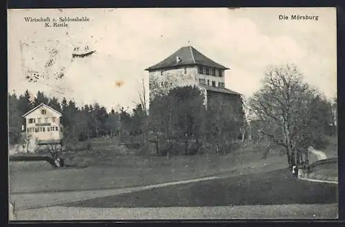AK Winterthur, Mörsburg und Gasthaus zur Schlosshalde
