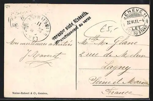 AK Genéve, Jardin Anglais