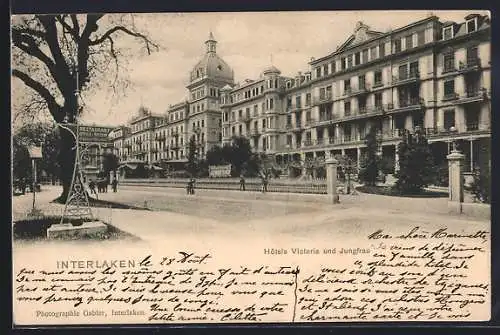 AK Interlaken, Hotels Victoria und Jungfrau