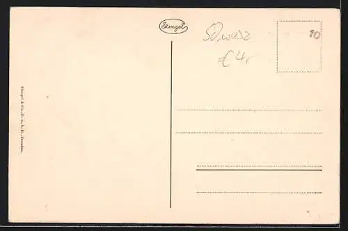 AK Basel, Mittlere Rheinbrücke mit Strassenbahn