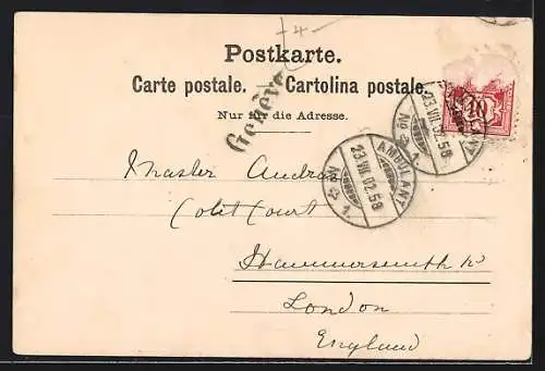 Lithographie Genève, Fête du Nuit, Fontaines lumineuses