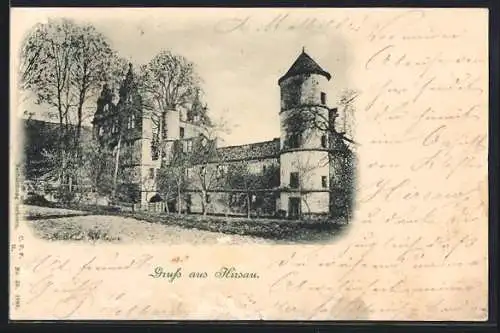 AK Hirsau, Blick zum Schloss