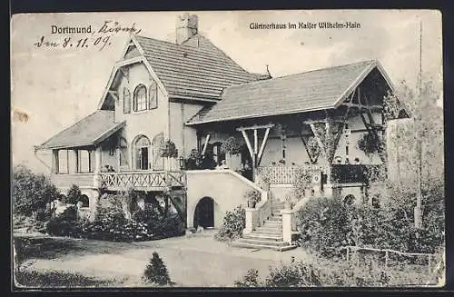 AK Dortmund, Gärtnerhaus im Kaiser Wilhelm-Hain