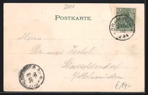 AK Hamburg-Bramfeld, Restaurant Seehof C. F. Bessler