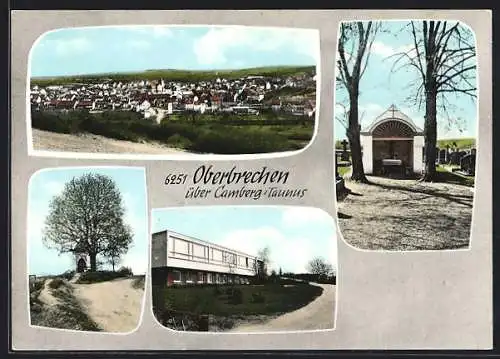 AK Oberbrechen über Camberg, Ortspartie, Kapelle, Teilansicht