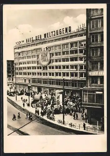 AK Berlin, Haus der Weltjugend am Alexanderplatz
