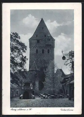 AK Altena i. W., Burg Altena, Dicker Turm