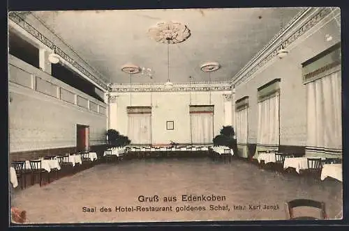 AK Edenkoben, Hotel-Restaurant goldenes Schaf Inh. Karl Jungk, Saal
