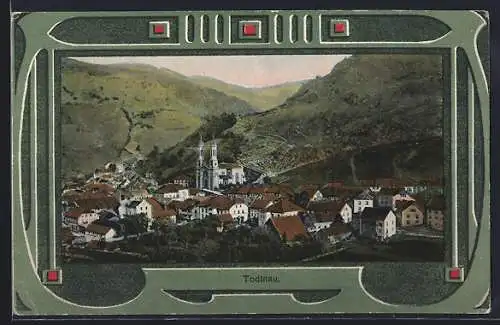AK Todtnau, Ortsansicht in grünem Rahmen