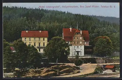 AK Heigenbrücken, Hotel Löwegrube in der Gesamtansicht