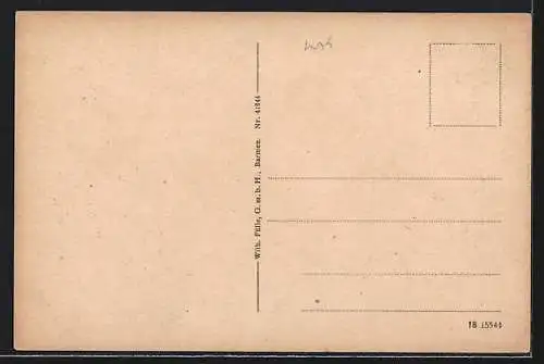 AK Ohligs, Partie in der Wilhelmstrasse
