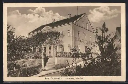 AK Bad Gottleuba, Bad-Hotel, Kurhaus