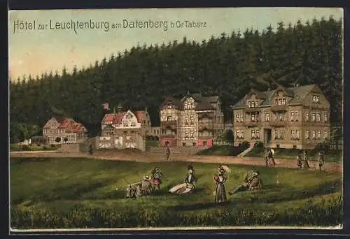 AK Gr. Tabarz, Hotel zur Leuchtenburg am Datenberg